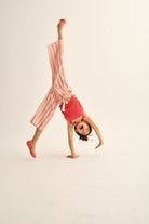 SENAK273s6, pink-striped cotton | cozmo - toietmoi-laboutique