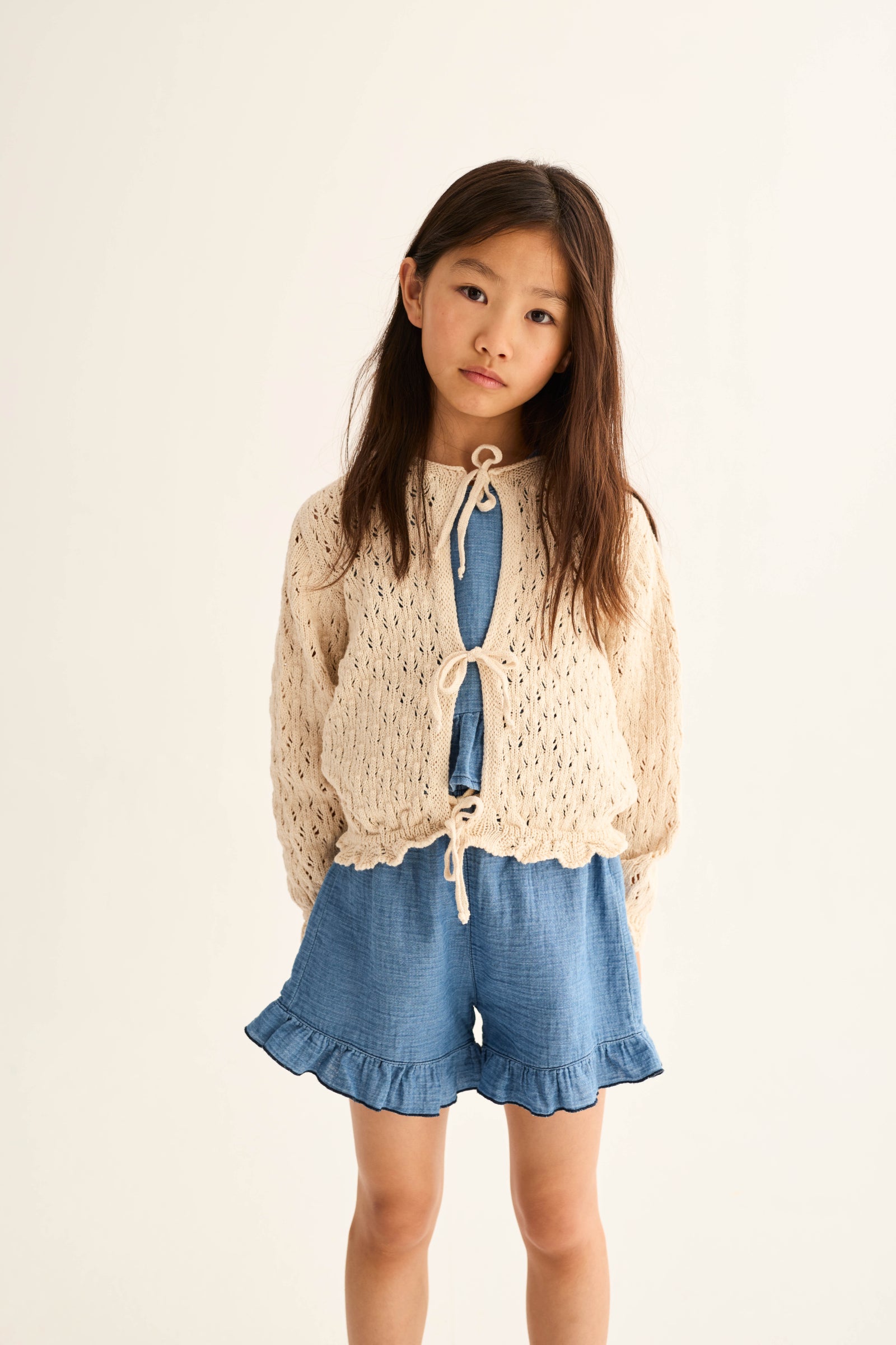 ISLAK327s6, blue-denim gauze cotton | cozmo - toietmoi-laboutique