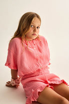 ISLAK264s6, candy pink-soft gauze cotton | cozmo - toietmoi-laboutique