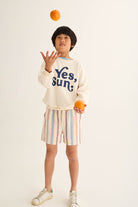 COZMO Sweatshirt, yes sun/ecru | cozmo - toietmoi-laboutique