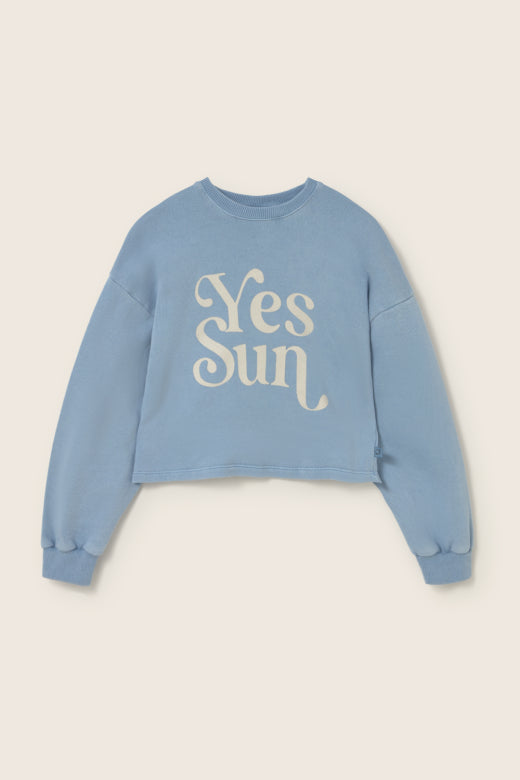 COZMO Sweatshirt, yes sun/himmelblau | cozmo - toietmoi-laboutique