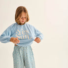 COZMO Sweatshirt, yes sun/himmelblau | cozmo - toietmoi-laboutique