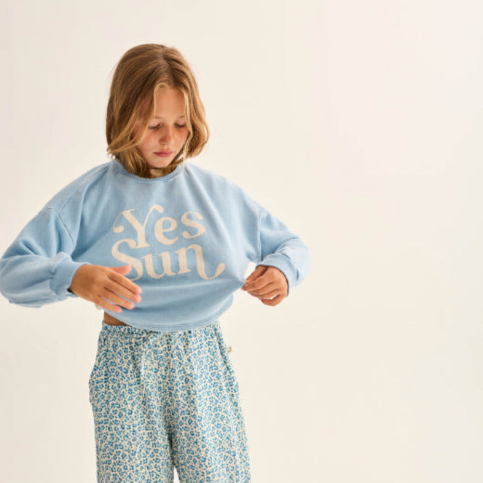 COZMO Sweatshirt, yes sun/himmelblau | cozmo - toietmoi-laboutique