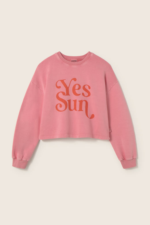 COZMO Sweatshirt, yes sun/pink | cozmo - toietmoi-laboutique