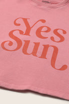 COZMO Sweatshirt, yes sun/pink | cozmo - toietmoi-laboutique