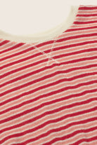 COZMO Frottee Pullover, rot/gestreift | cozmo - toietmoi-laboutique