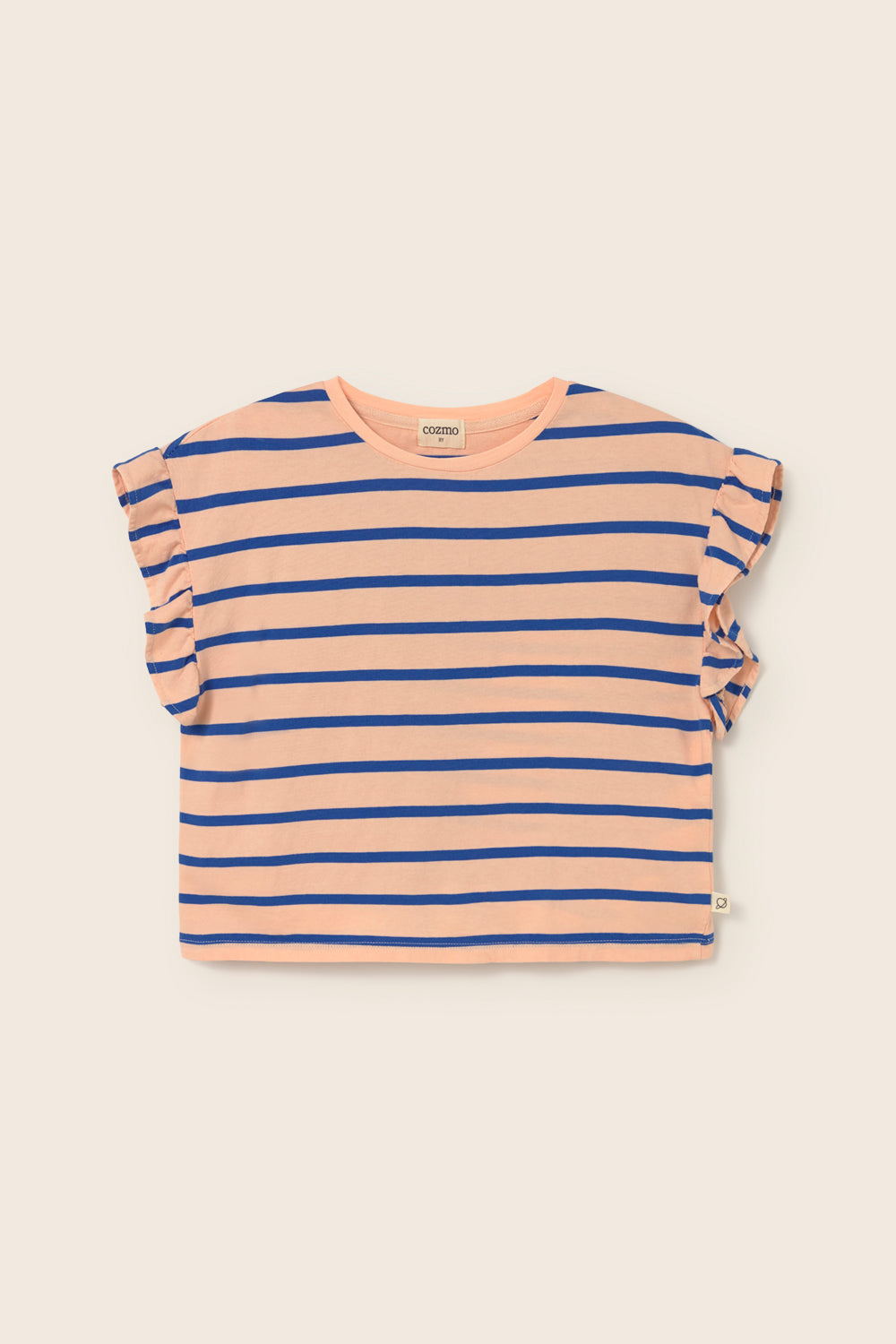 ARIAK329s6, cloud pink-striped jersey cotton | cozmo - toietmoi-laboutique