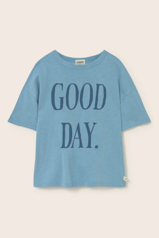 COZMO T-Shirt, good day/blau | cozmo - toietmoi-laboutique