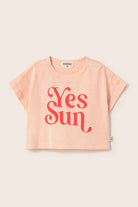 COZMO Baby T-Shirt, yes sun/rosa | cozmo - toietmoi-laboutique