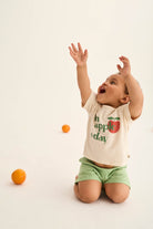 COZMO Baby T-Shirt, an apple a day | cozmo - toietmoi-laboutique