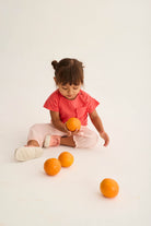 COZMO Baby T-Shirt mit Brusttasche, tomate | cozmo - toietmoi-laboutique