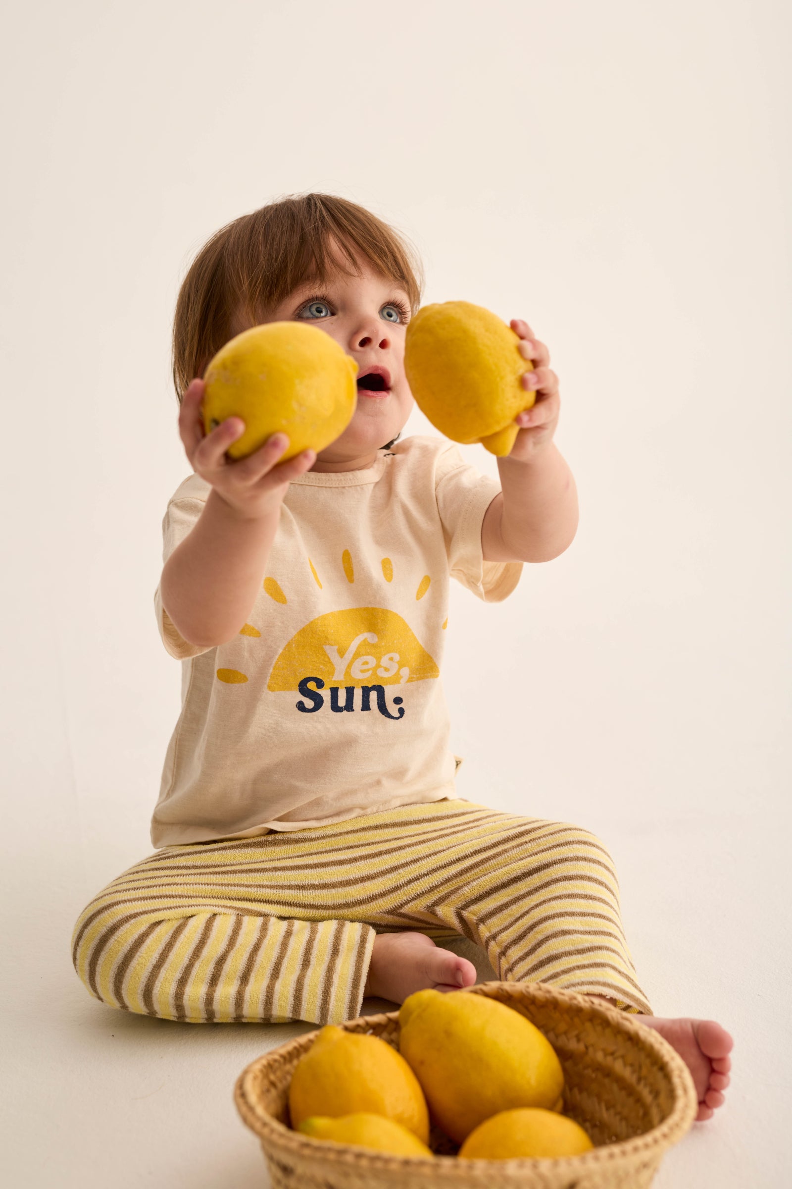 COZMO T-Shirt, yes sun/ecru | cozmo - toietmoi-laboutique