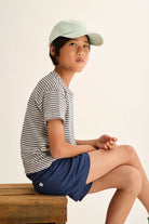 COZMO T-Shirt, weiss/navy gestreift | cozmo - toietmoi-laboutique