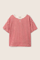 COZMO Frottee Shirt, ros/pink gestreift | cozmo - toietmoi-laboutique
