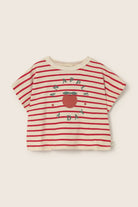 COZMO T-Shirt, weiss/rot/Apfel | cozmo - toietmoi-laboutique