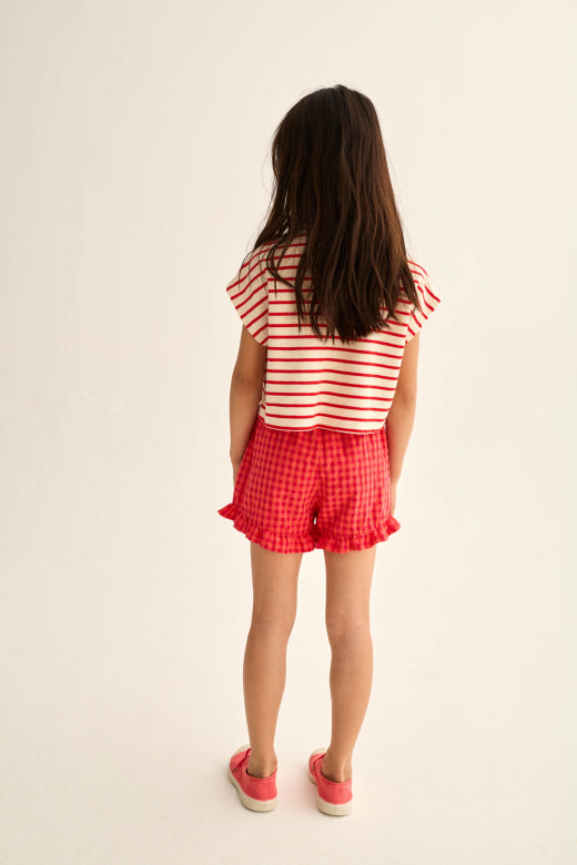 COZMO T-Shirt, weiss/rot/Apfel | cozmo - toietmoi-laboutique