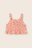 COZMO Träger Top, rosa/Äpfel | cozmo - toietmoi-laboutique