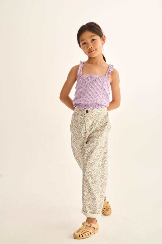 COZMO Strick-Trägertop, lila | cozmo - toietmoi-laboutique