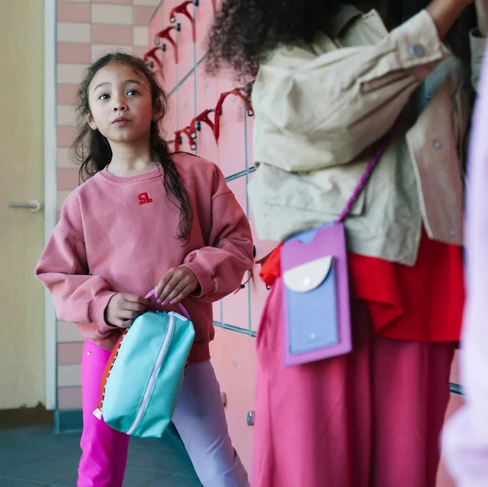 Handytasche / phone pouch "gymnastic pink" - lila/rosa | Sticky Lemon - toietmoi-laboutique