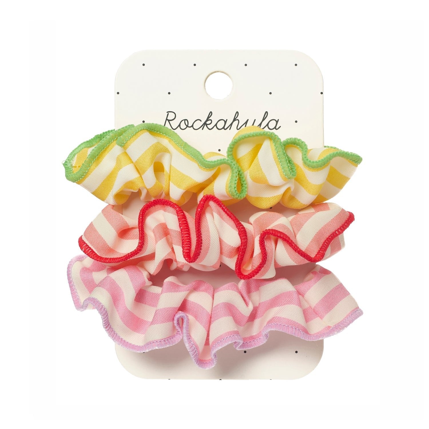 3 Scrunchies, gestreift | Rockahula - toietmoi-laboutique