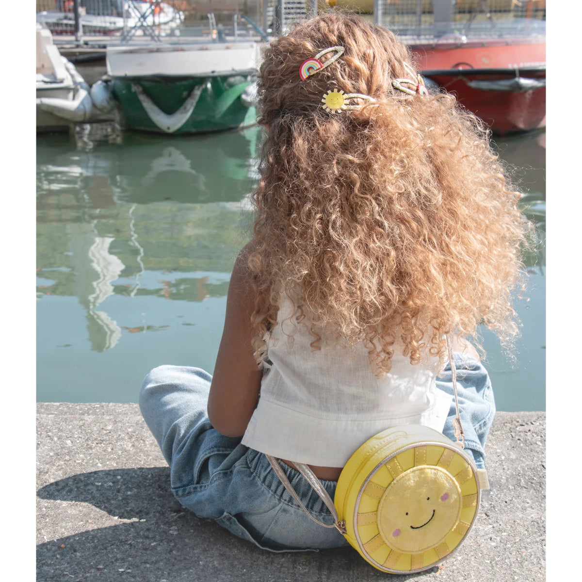 2 Haarspangen, Vintage Regenbogen | Rockahula - toietmoi-laboutique