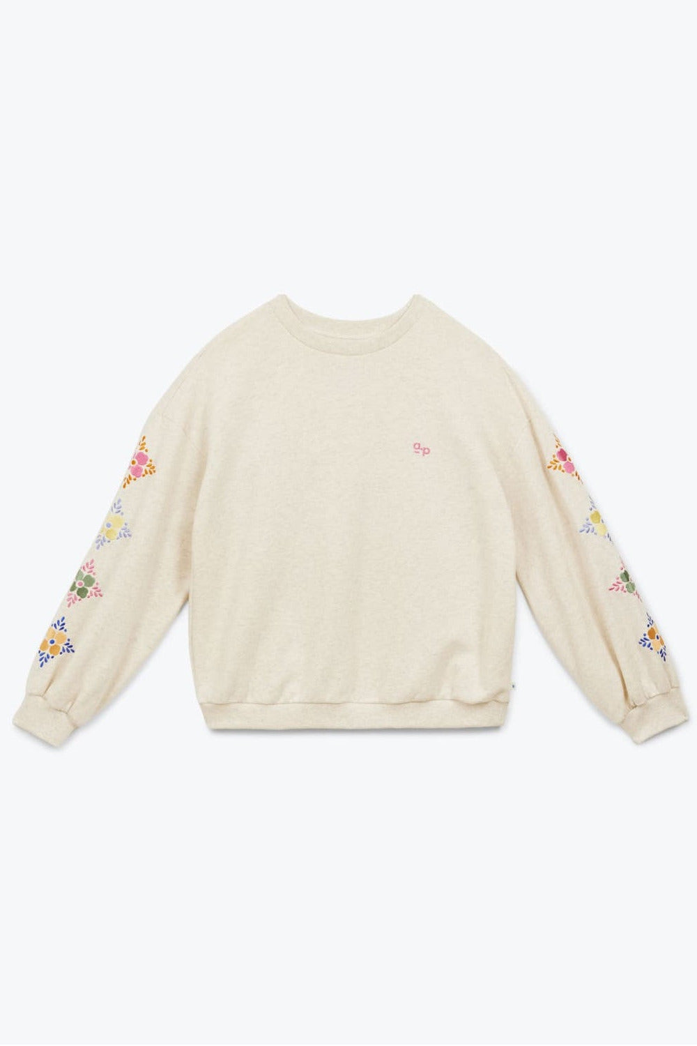 Sweatshirt SWEAT FEMME, ecru Stickerei | Arsène & les pipelettes (Damen) - toietmoi-laboutique