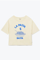 T-SHIRT FEMME PASTA E BASTA E26WT08 T-Shirt, ecru/Pasta e Basta ecru/blau | Arsène & les pipelettes (Damen) - toietmoi-laboutique