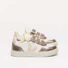 Veja-Sneaker, V-90 Leather White Sable Bronze | VEJA - toietmoi-laboutique