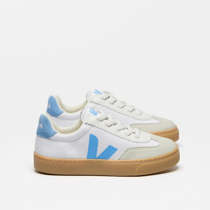 Veja-Volley, Canvas, White Aqua | VEJA - toietmoi-laboutique