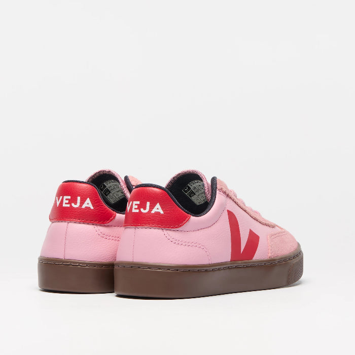 Veja-Sneaker, Volley Leather Guimauve Pekin Bark | VEJA - toietmoi-laboutique