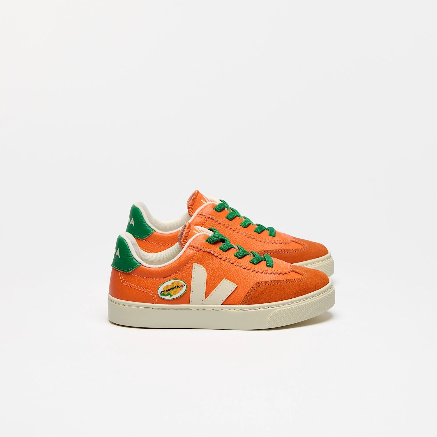 Veja-Sneaker x The Social Food, orange/grün | VEJA - toietmoi-laboutique