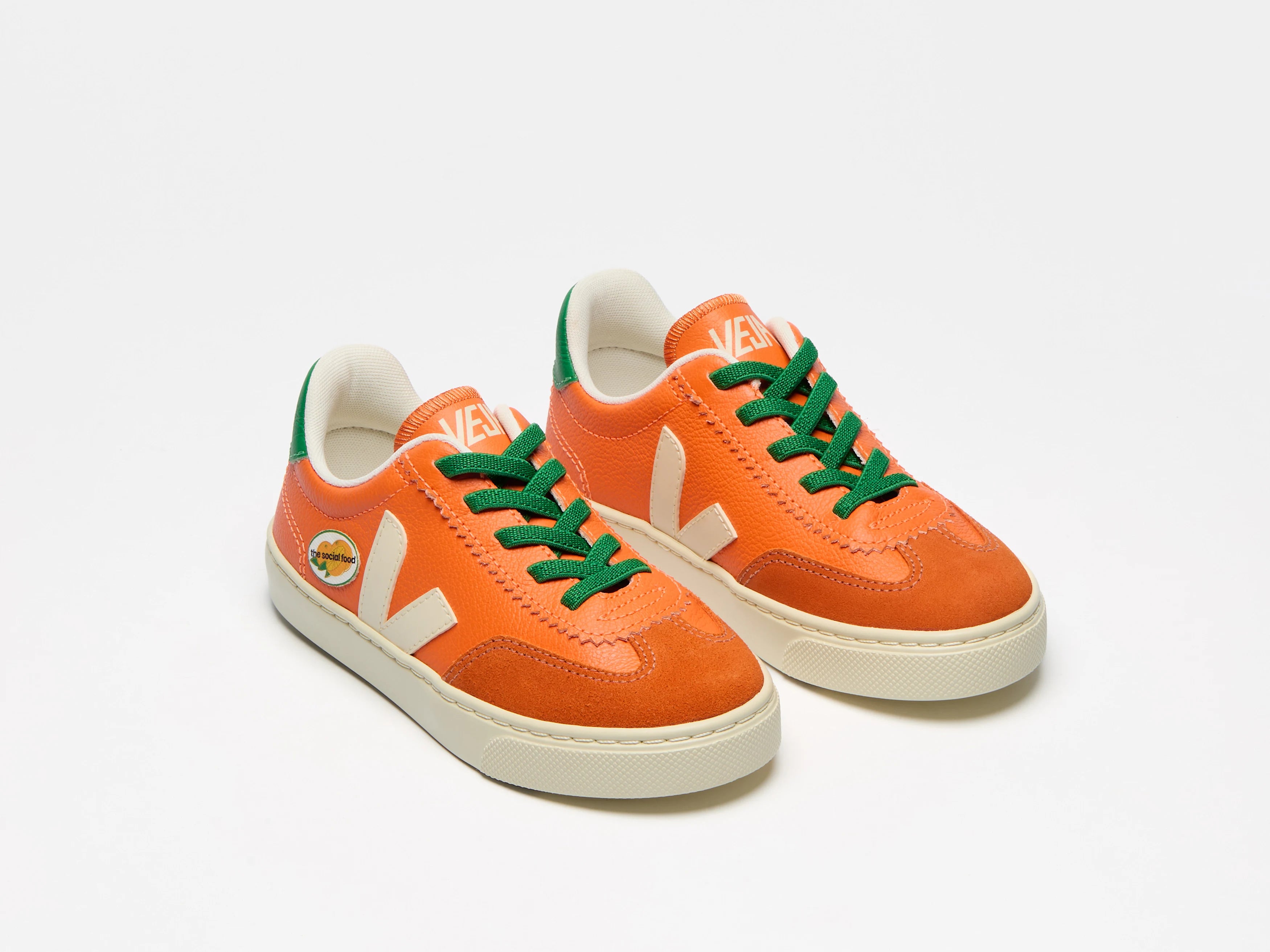 Veja-Sneaker x The Social Food, orange/grün | VEJA - toietmoi-laboutique
