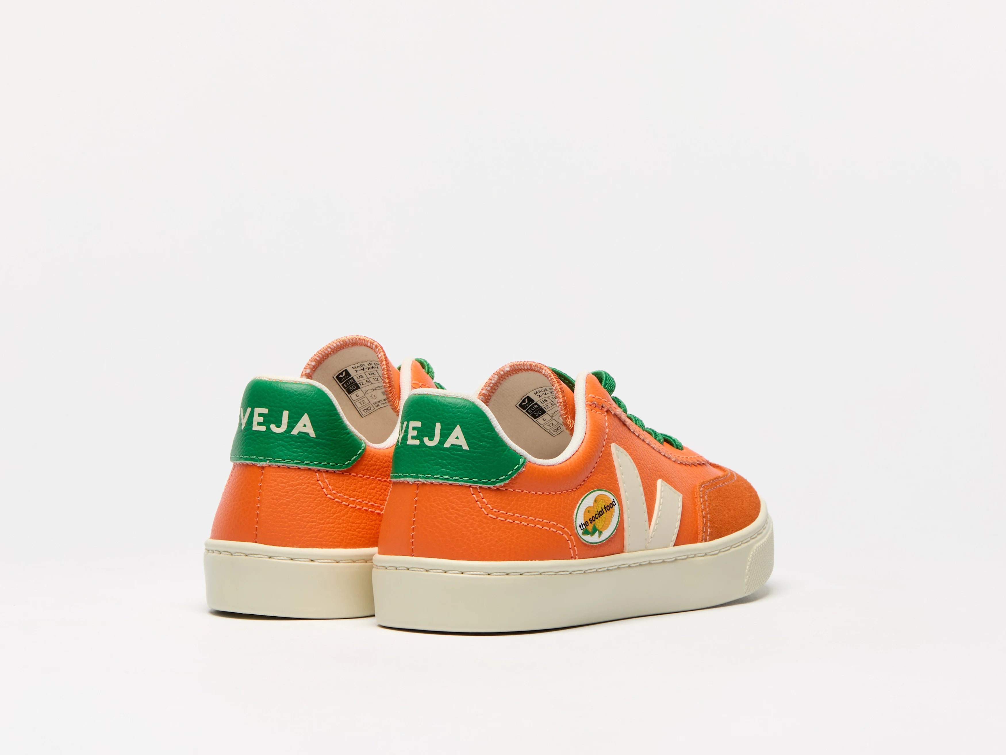 Veja-Sneaker x The Social Food, orange/grün | VEJA - toietmoi-laboutique
