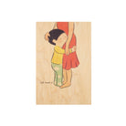 Mini Ahornholzkarte, Umarmung | WOODHI - toietmoi-laboutique