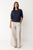 Shirt ZUR-11, navy | SKFK - toietmoi-laboutique