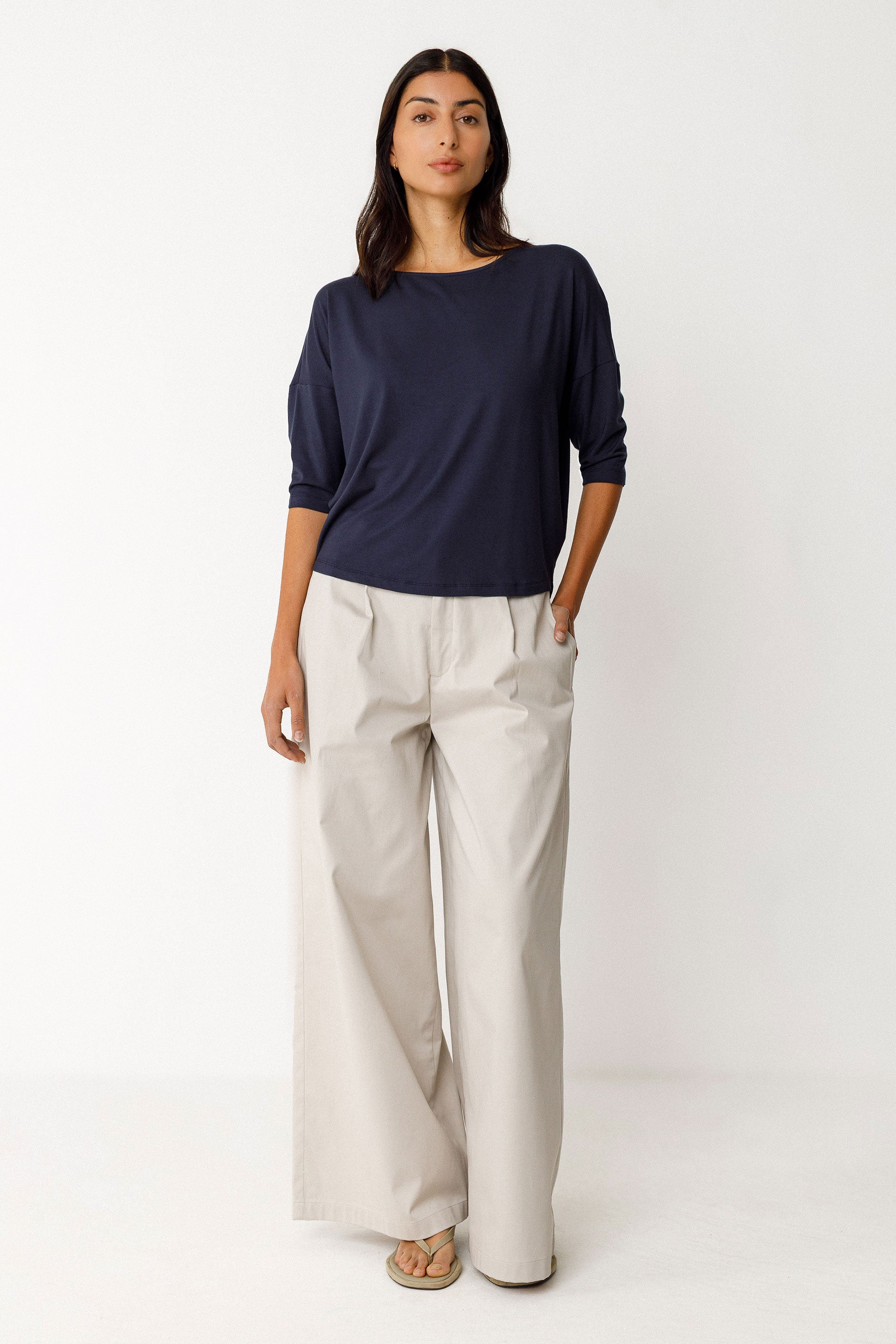 Shirt ZUR-11, navy | SKFK - toietmoi-laboutique