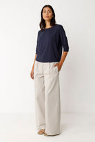 Shirt ZUR-11, navy | SKFK - toietmoi-laboutique