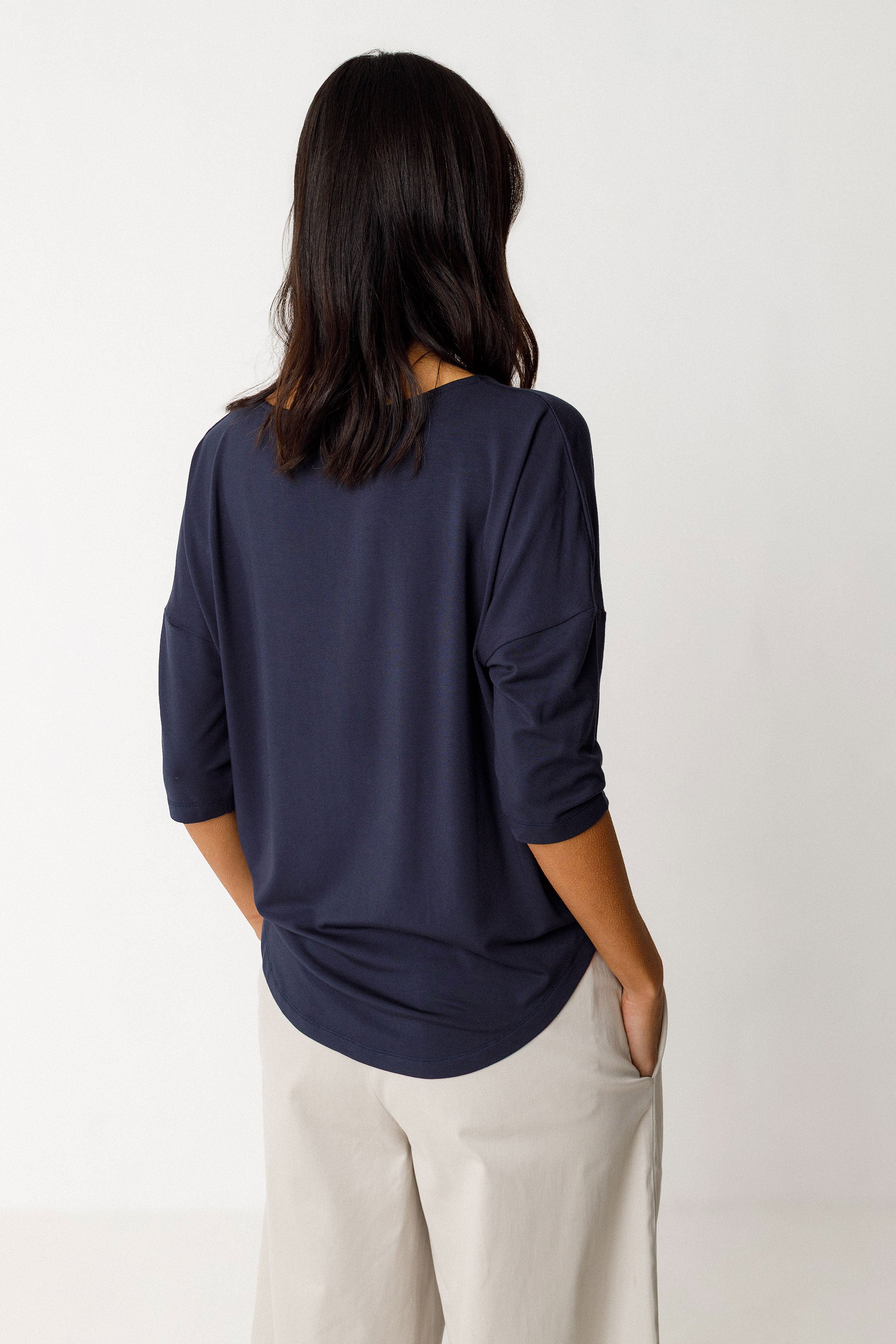 Shirt ZUR-11, navy | SKFK - toietmoi-laboutique