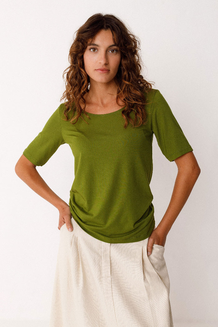 Shirt ZUR-12, grün | SKFK - toietmoi-laboutique
