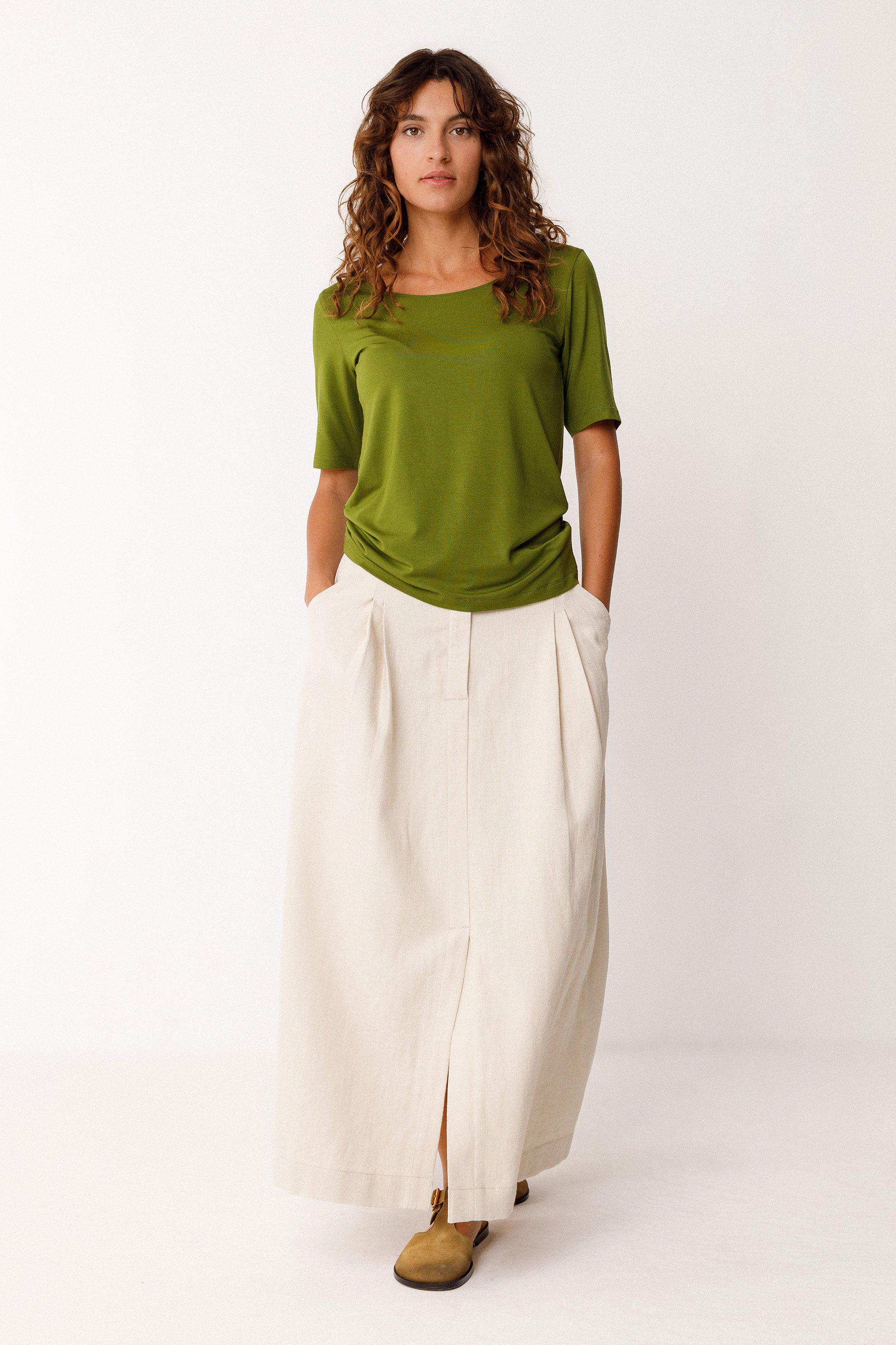 Shirt ZUR-12, grün | SKFK - toietmoi-laboutique