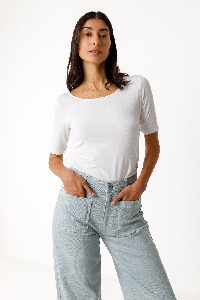 Shirt, ZUR-12, weiss | SKFK - toietmoi-laboutique
