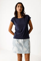 Shirt, ZUR-9, navy | SKFK - toietmoi-laboutique