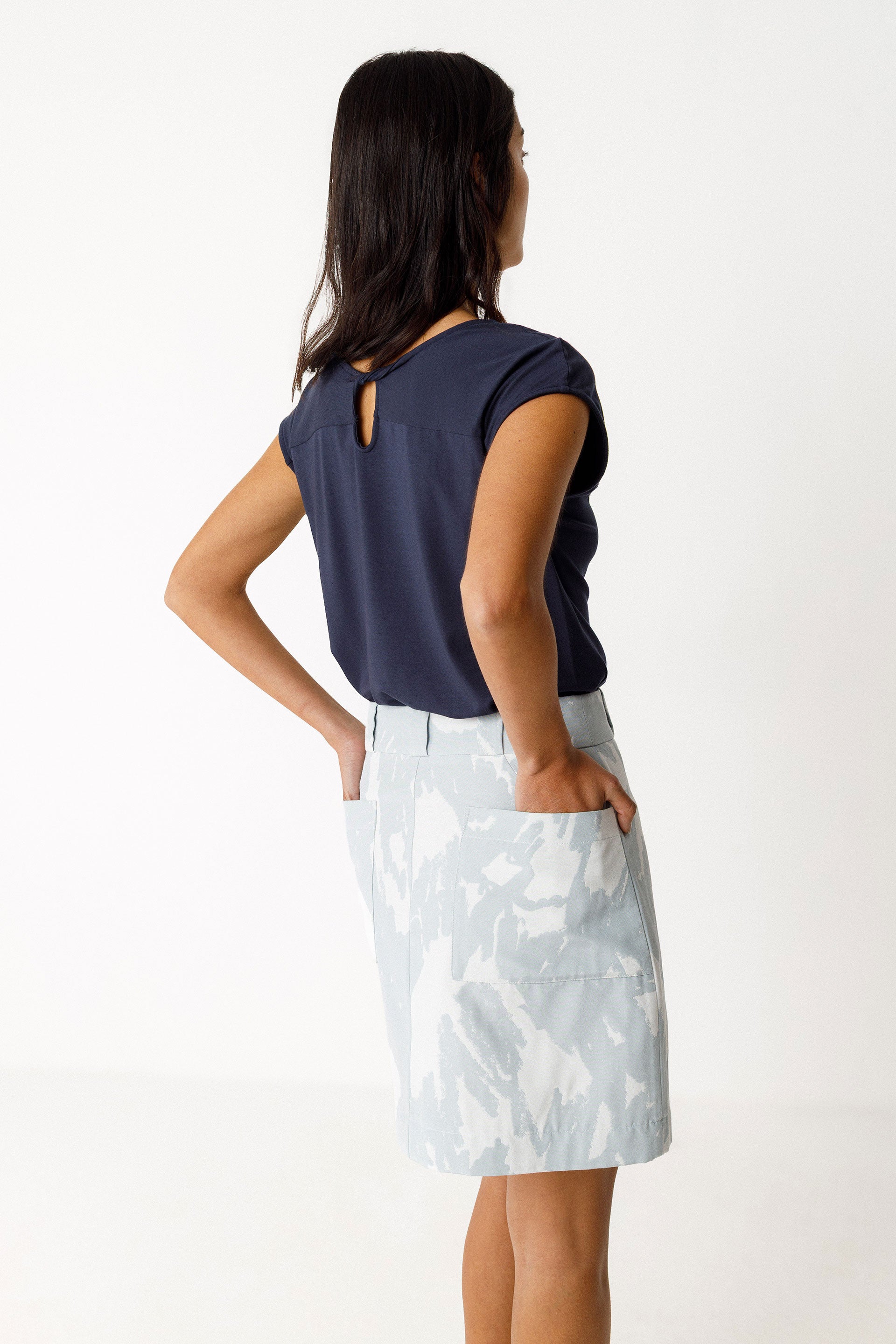 Shirt, ZUR-9, navy | SKFK - toietmoi-laboutique