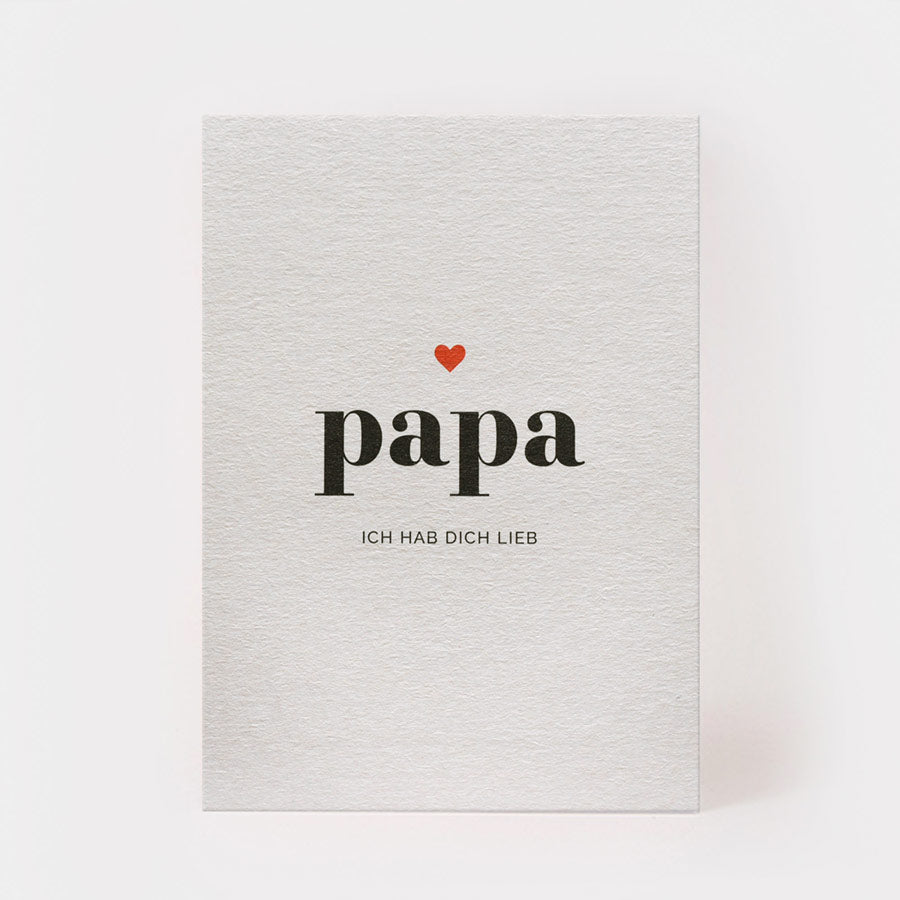 Postkarte - PAPA | Kartenmarie - toietmoi-laboutique