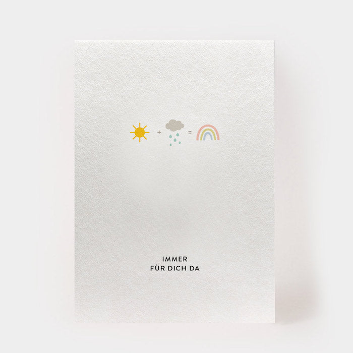 Postkarte - Immer für dich da | Kartenmarie - toietmoi-laboutique