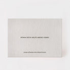 Postkarte - Komm doch heute Abend vorbei | Kartenmarie - toietmoi-laboutique