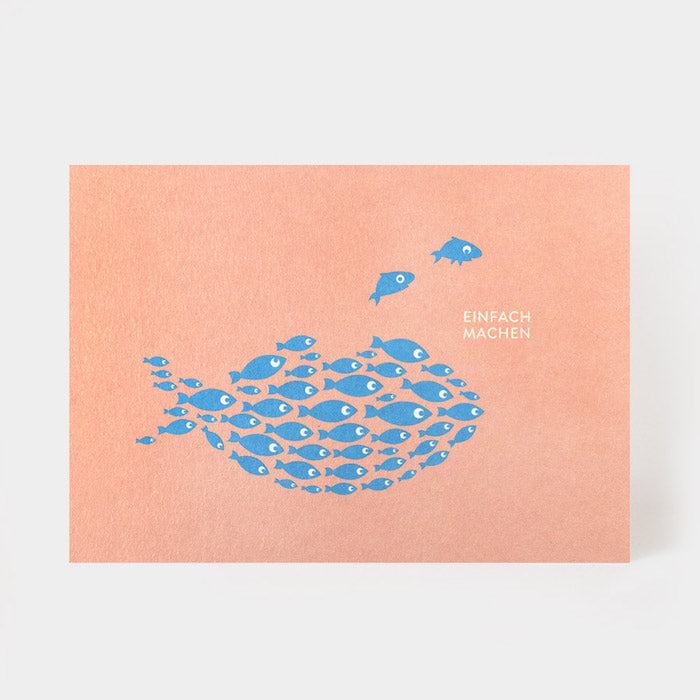 Postkarte - Einfach machen | Kartenmarie - toietmoi-laboutique