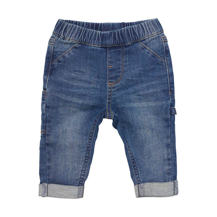 Baby-Jeans, mittelblau | Minymo - toietmoi-laboutique
