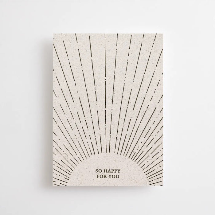 Postkarte - so happy for you | Anna Cosma - toietmoi-laboutique