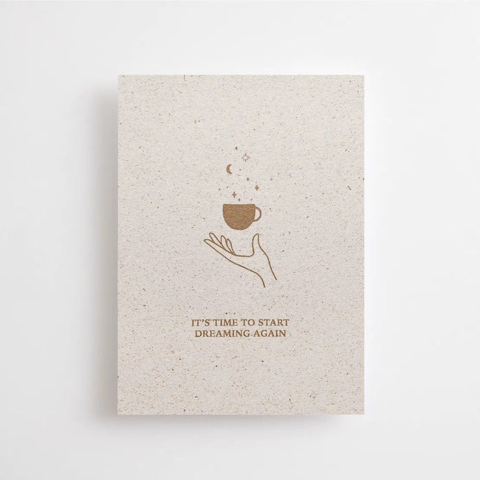 Postkarte - it's time to start dreaming again | Anna Cosma - toietmoi-laboutique